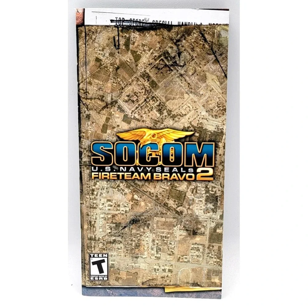 SOCOM: U.S. Navy SEALs Fireteam Bravo 2‎ (Sony PSP) GH MANUAL ONLY *NO GAME*